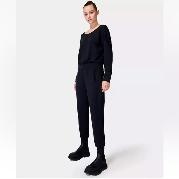 Sweaty Betty Black Garry Long Sleeve Jumpsuit - Picture 11 of 11